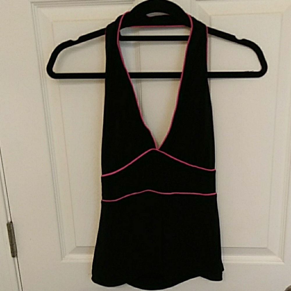 Forever 21 Classic Halter Top with Piping